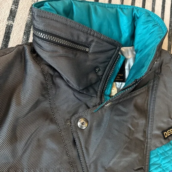 Vintage DESCENTE One-Piece Ski Suit |
Y2K Colorblock Snowsuit | Size L silver - Picture 14 of 14